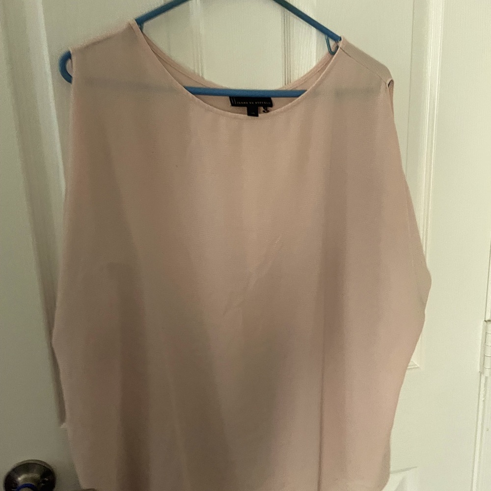 Causal split sleeve blouse